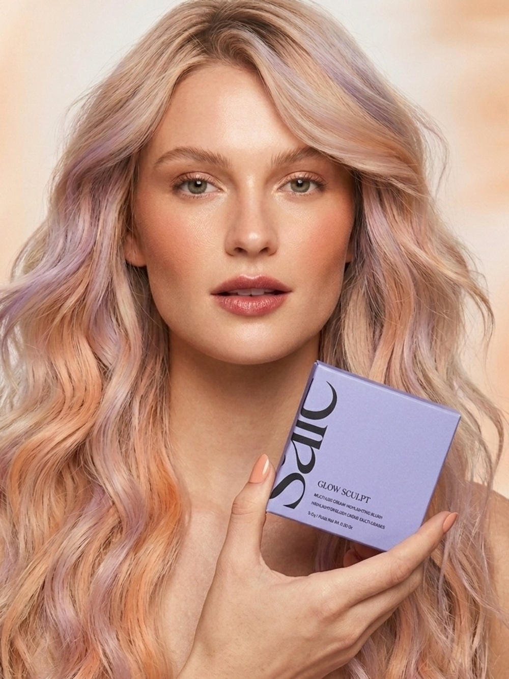 Saie Glow Sculpt Multi-Use Cream Highlighter Blush - Quartz & Peach Duo - NEW! - Picture 5 of 9